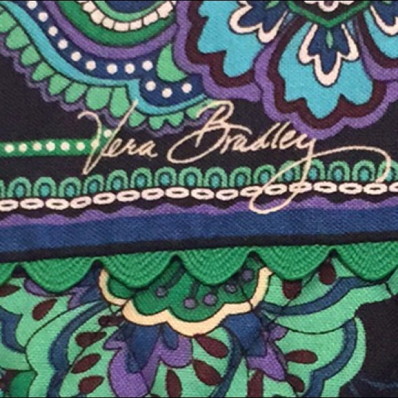 Vera Bradley Quilted Christmas Stocking Blue Rhapsody Pattern Retired - Picture 2 of 13